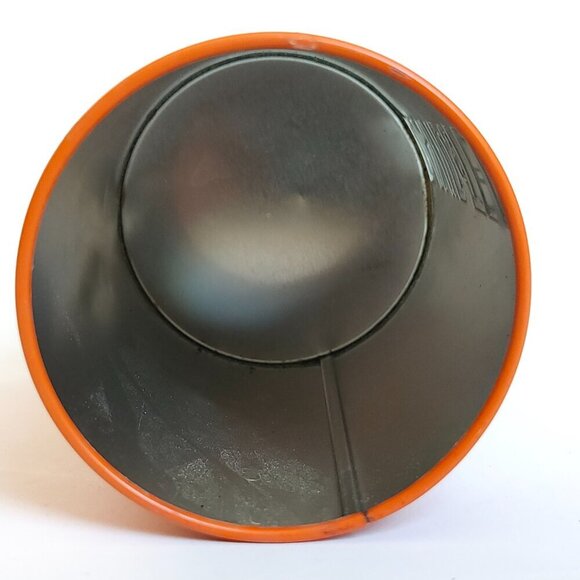 DAVIDS TEA HALLOWEEN TIN MONSTER CYCLOPS One Eyed Monster BRIGHT Orange Black - Picture 7 of 7